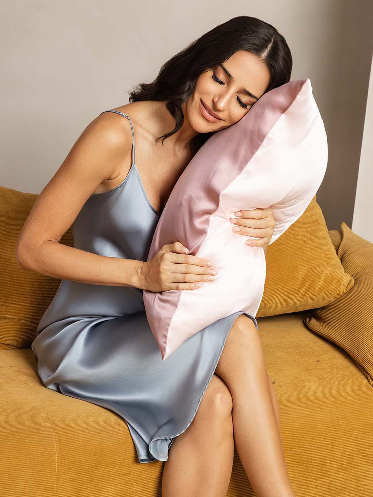 Taie d’Oreiller Simple Enveloppée En Soie 19Momme - Image 148