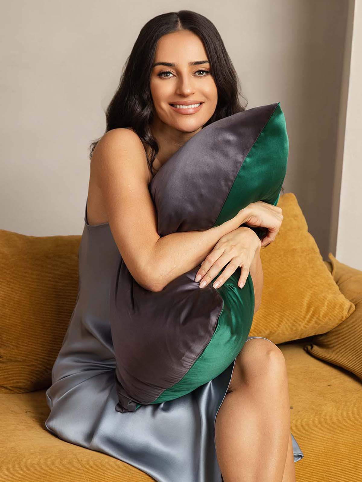 Taie d’Oreiller Simple Enveloppée En Soie 19Momme - Image 140