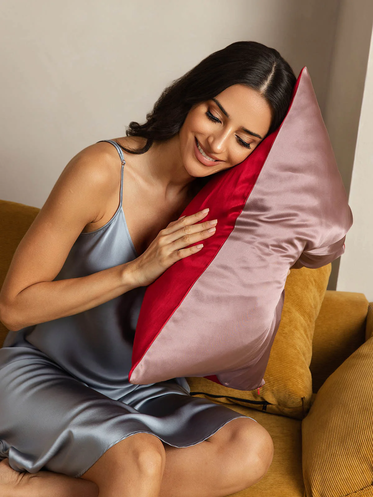 Taie d’Oreiller Simple Enveloppée En Soie 19Momme - Image 159