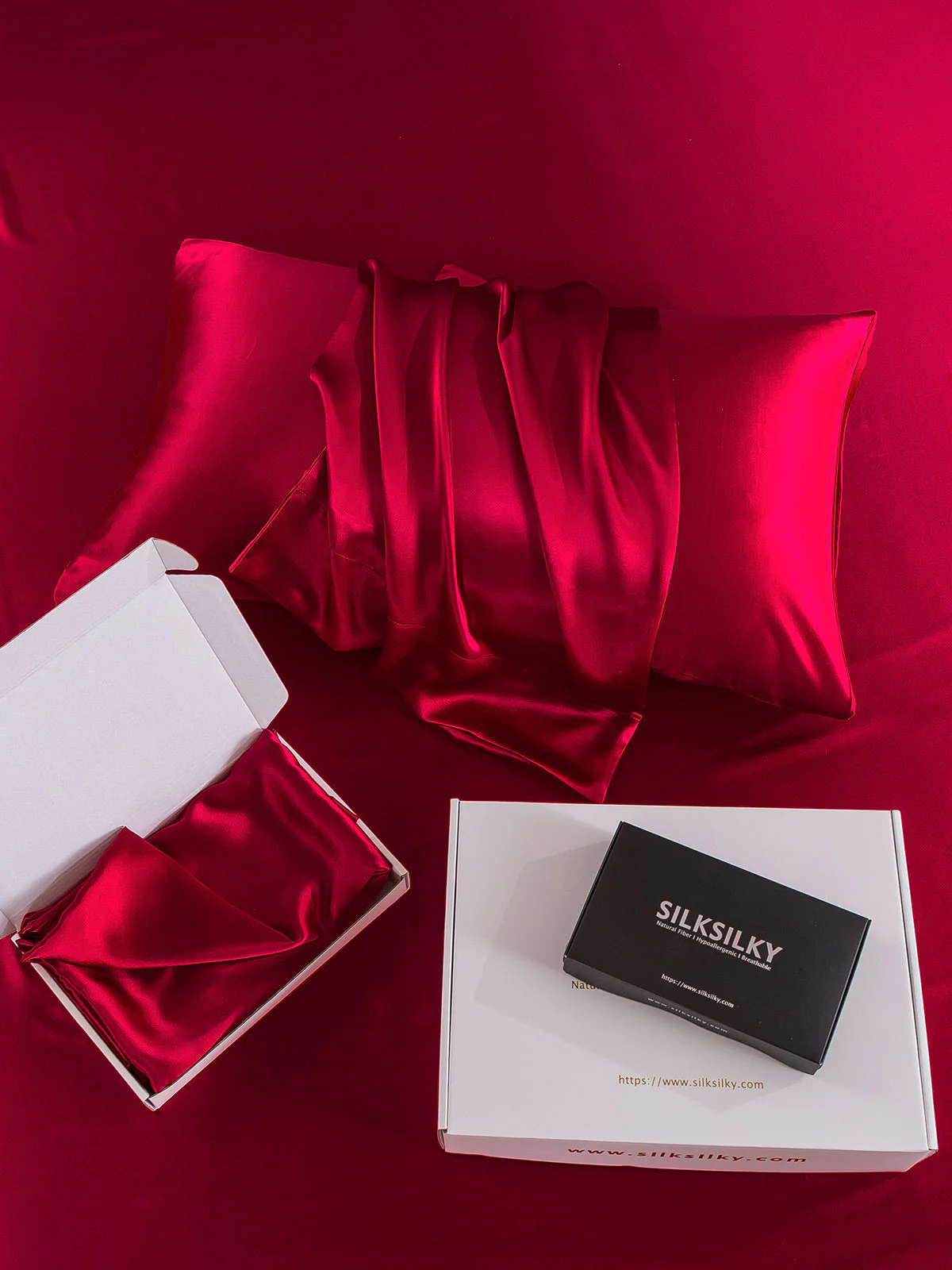 2x Taie d’Oreiller En Soie 19Momme - Fermeture à glissière cachée - Image 29