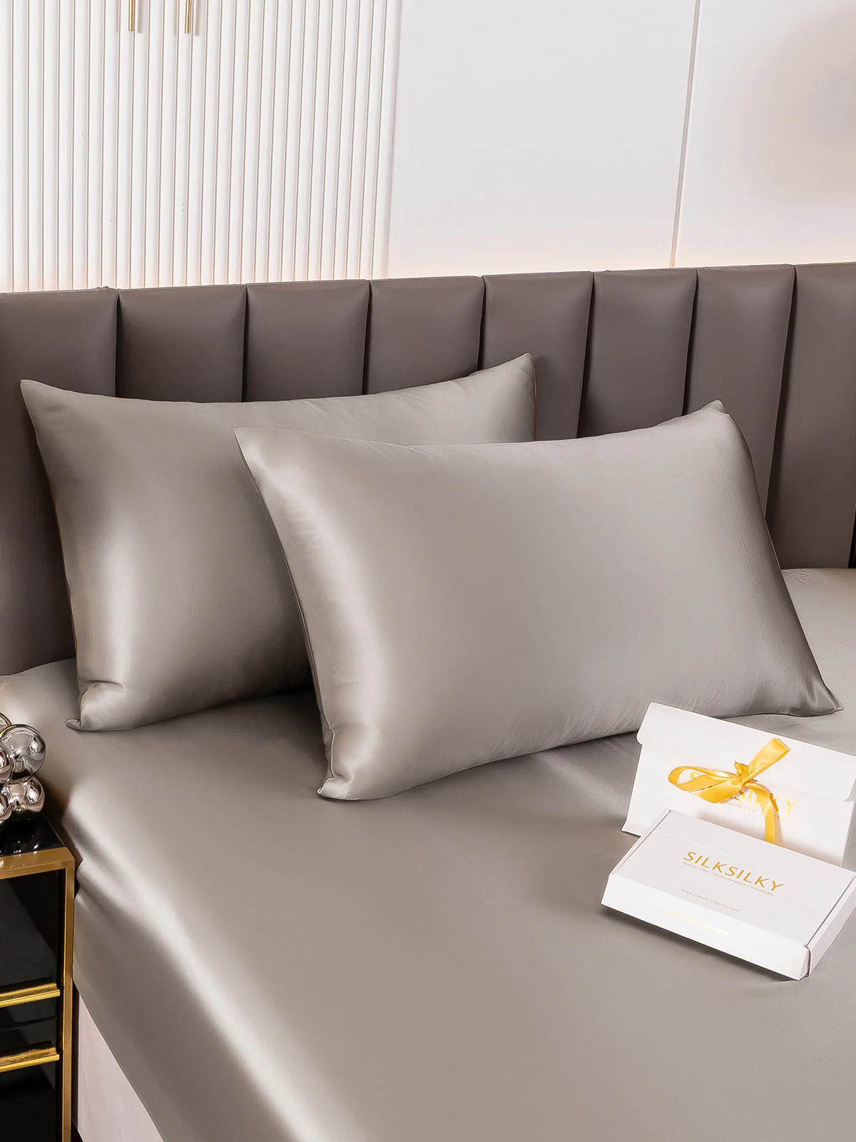 2x Taie d’Oreiller En Soie 19Momme - Fermeture à glissière cachée - Image 58