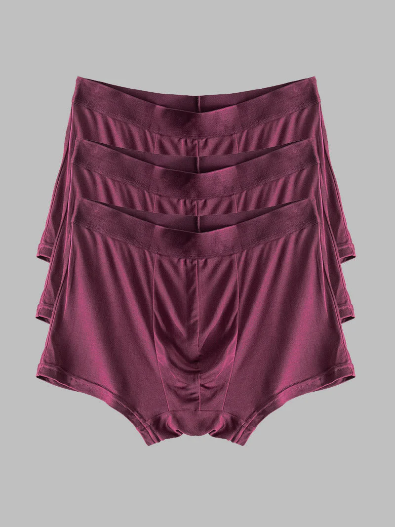 Lot de 3 Boxers Homme en Soie Pure - Image 15