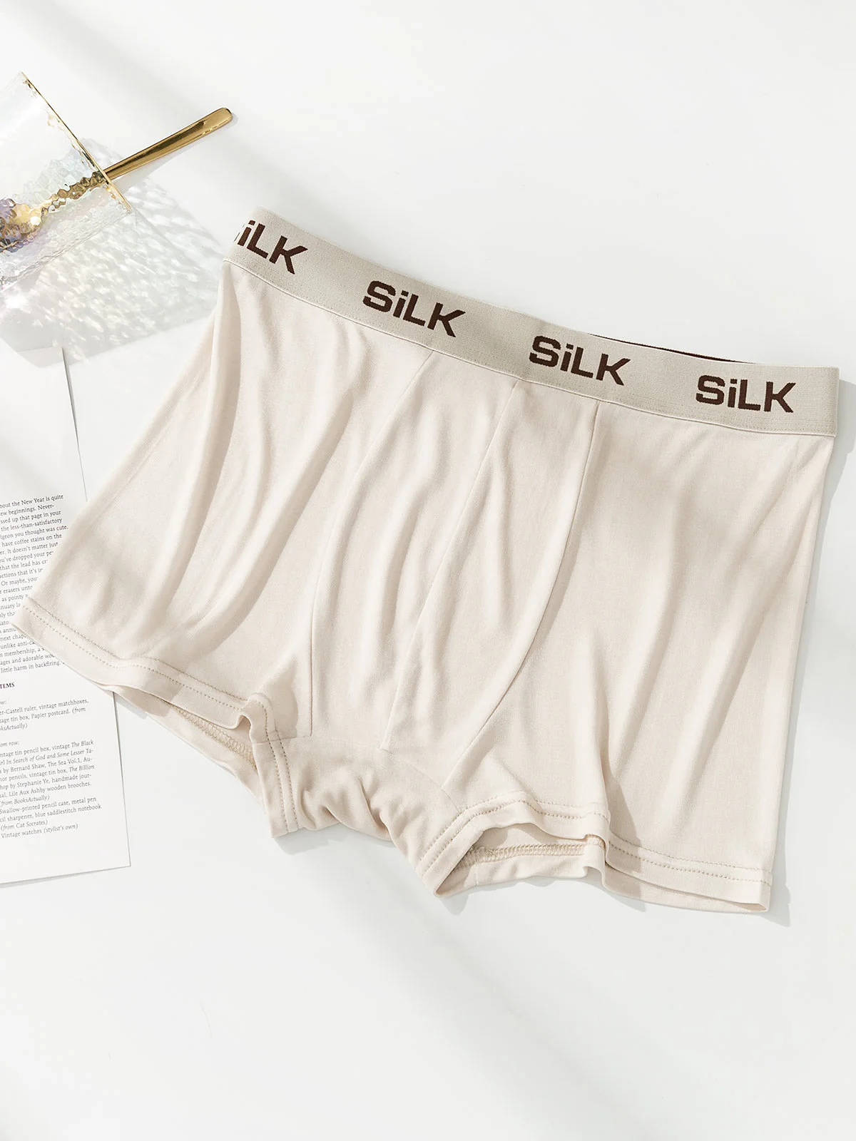 Lot de 3 Boxers Homme Ultra Doux Confortables en Soie Pure - Image 19