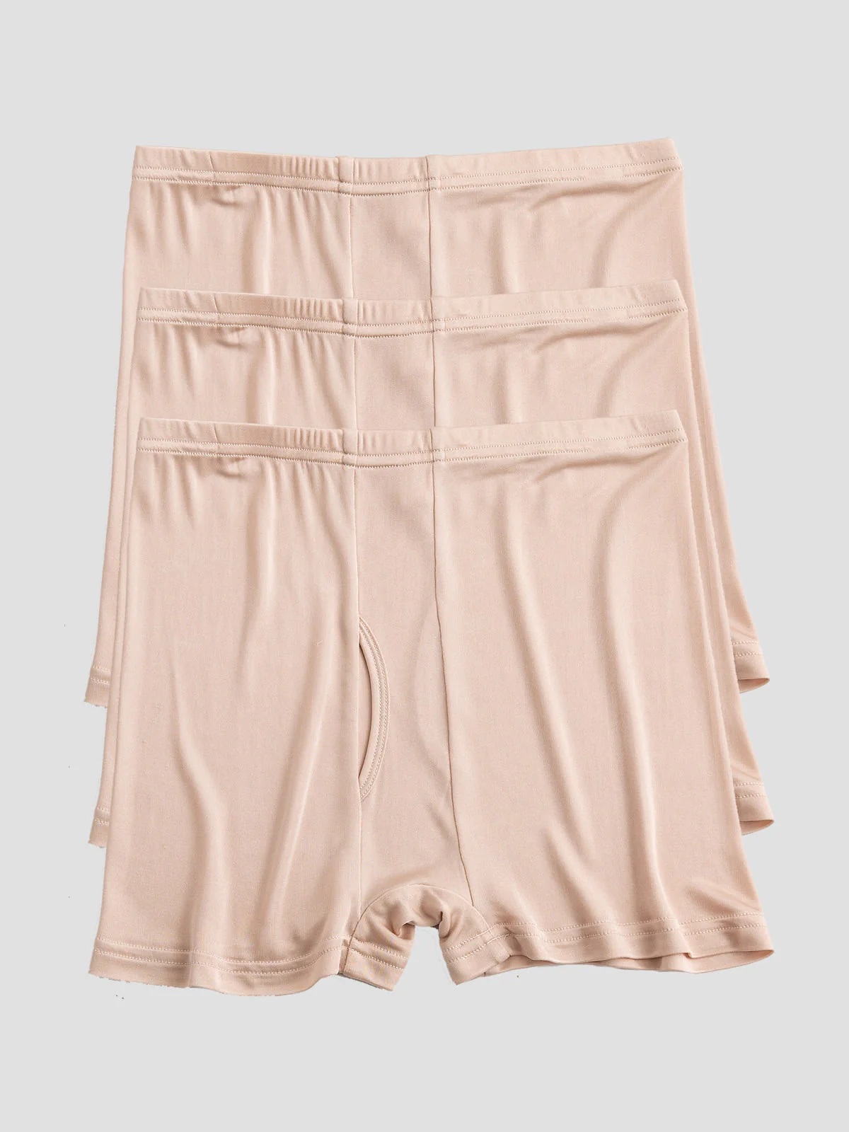 3 Boxers Homme en Soie Pure avec Devant Ouvert - Image 11