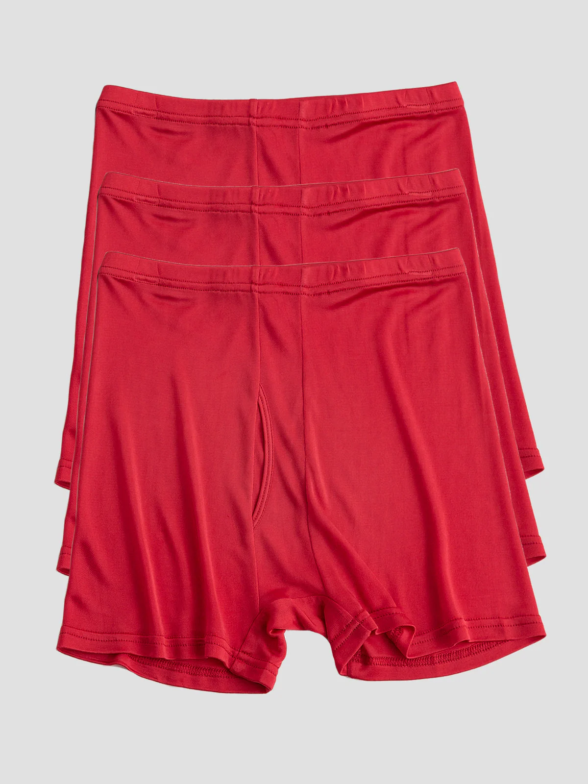 3 Boxers Homme en Soie Pure avec Devant Ouvert - Image 15