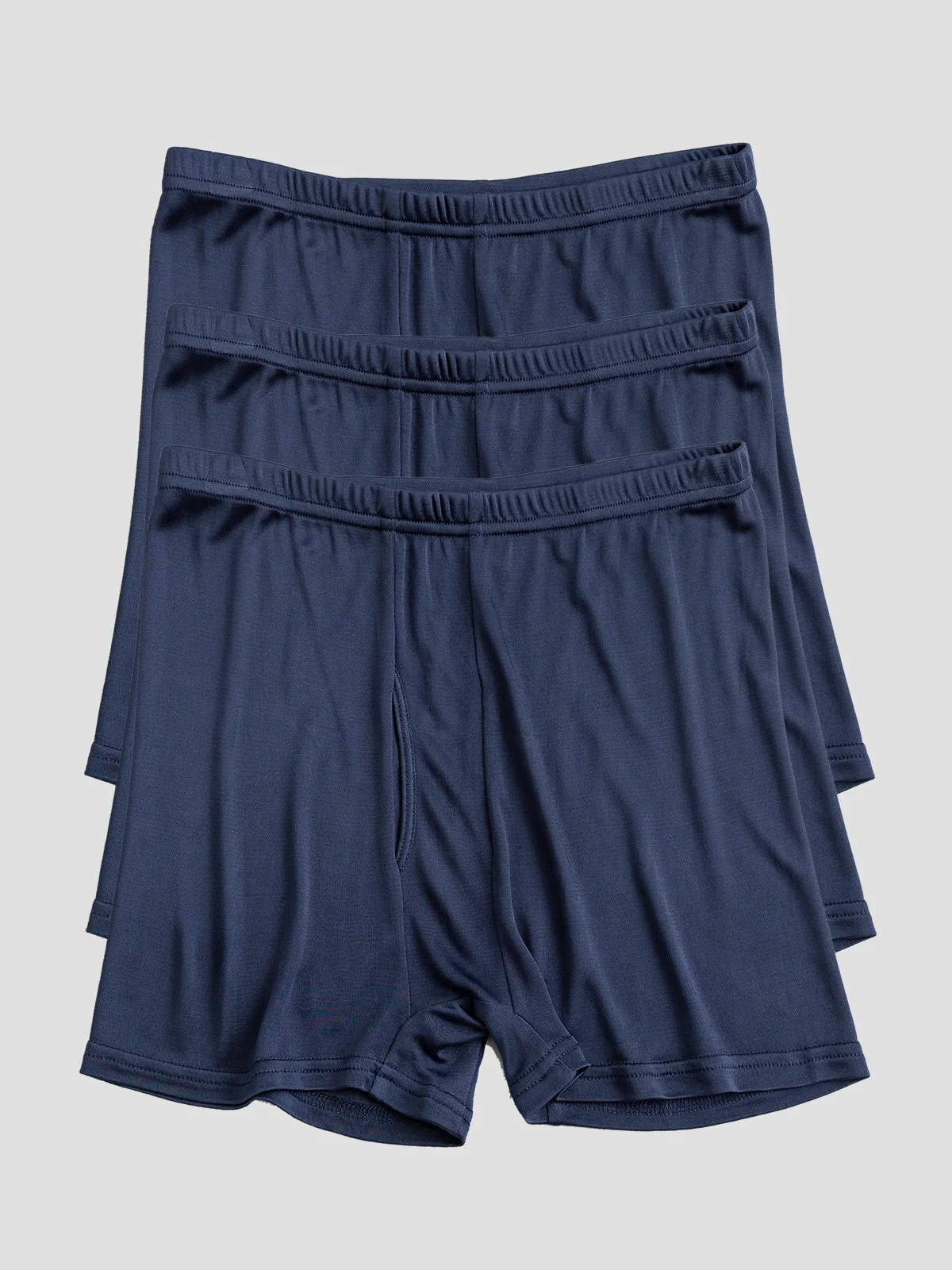 3 Boxers Homme en Soie Pure avec Devant Ouvert - Image 6