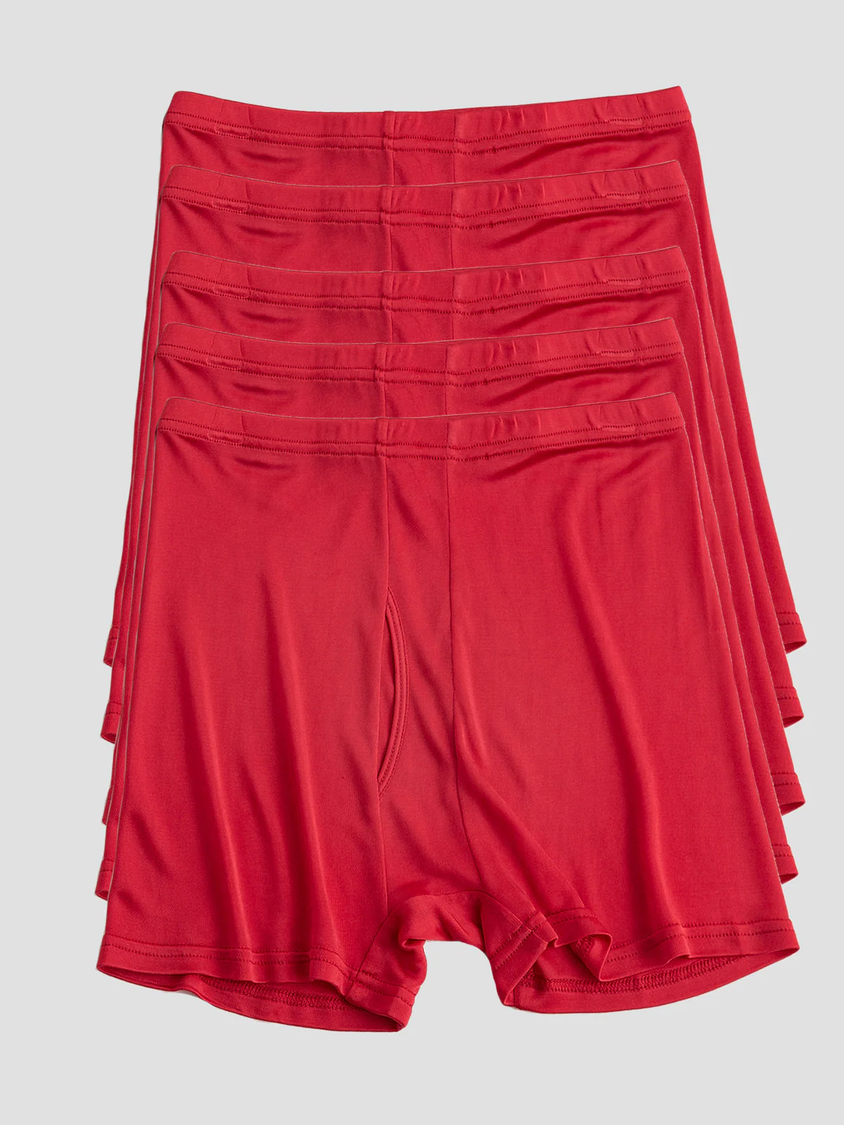 5 Boxers Homme en Soie Pure avec Ouverture à Braguette - Image 12