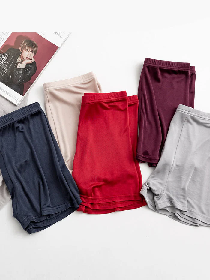 5 Boxers Homme en Soie Pure avec Ouverture à Braguette - Image 24