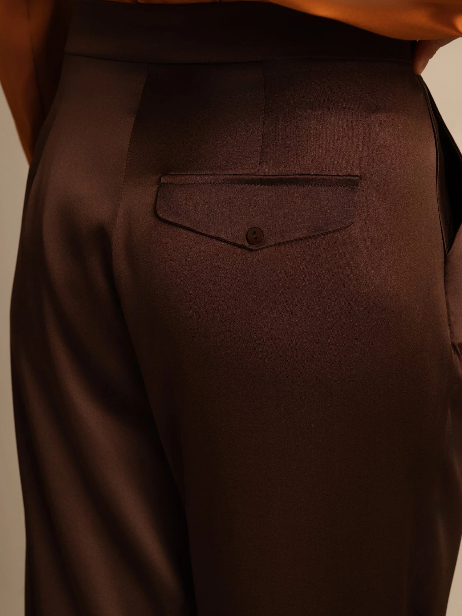 19Momme Pantalons en soie à la mode de style carotte - Image 21