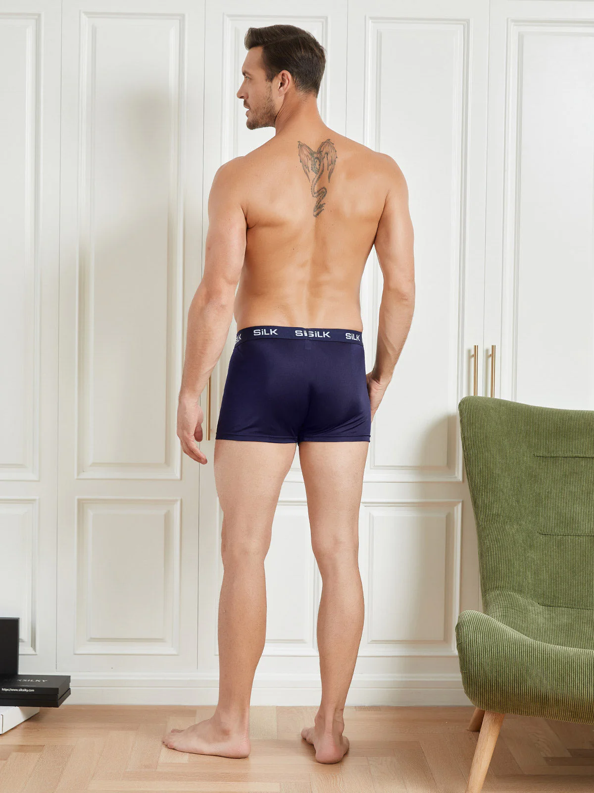 Boxers Homme Ultra Doux Confortables En Soie Pure - Image 7