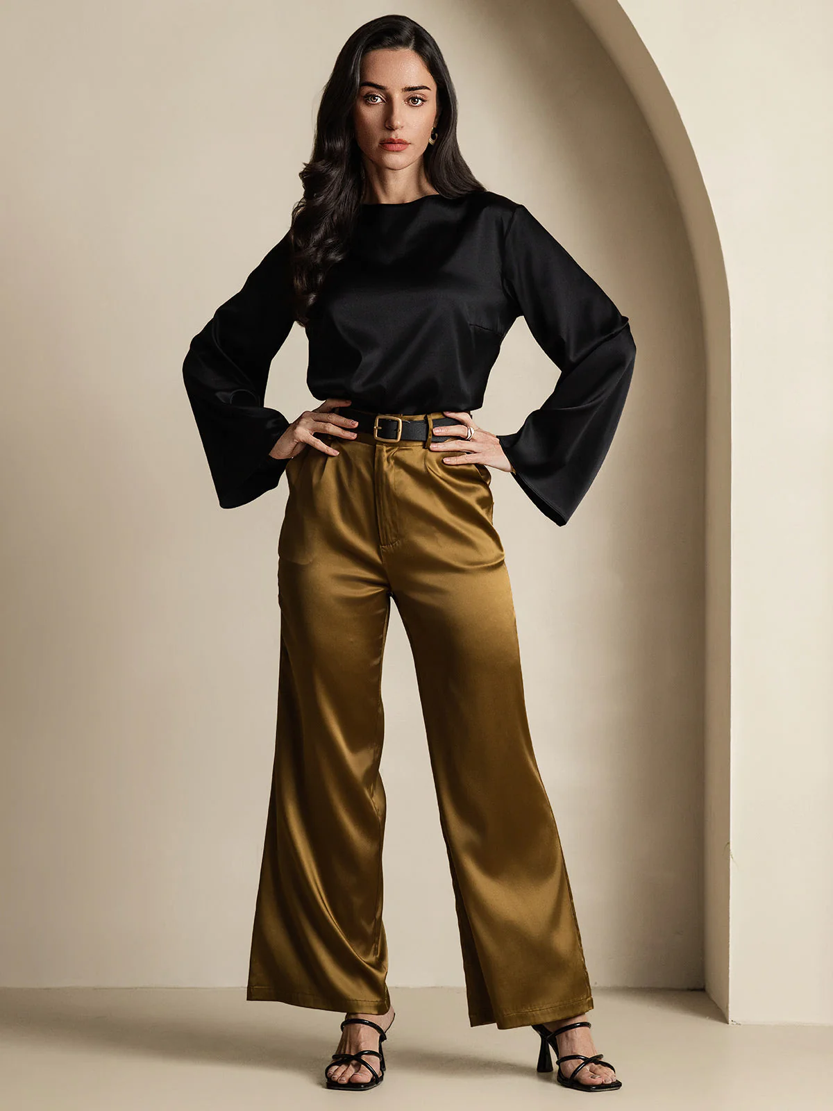 19Momme Soie Relax Longues Manches Blouse - Image 22