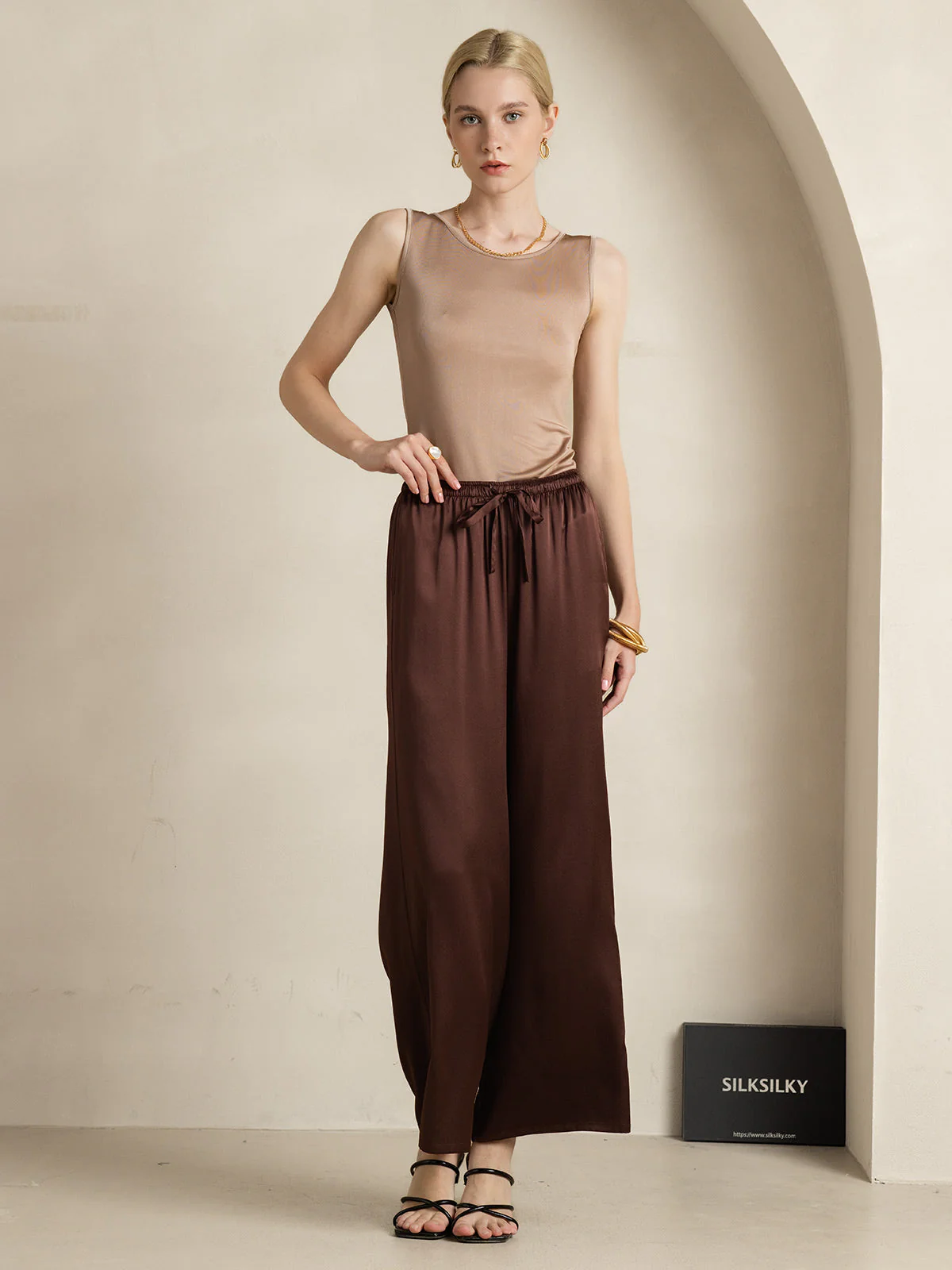 Débardeur Lounge En Pure Soie - Image 22